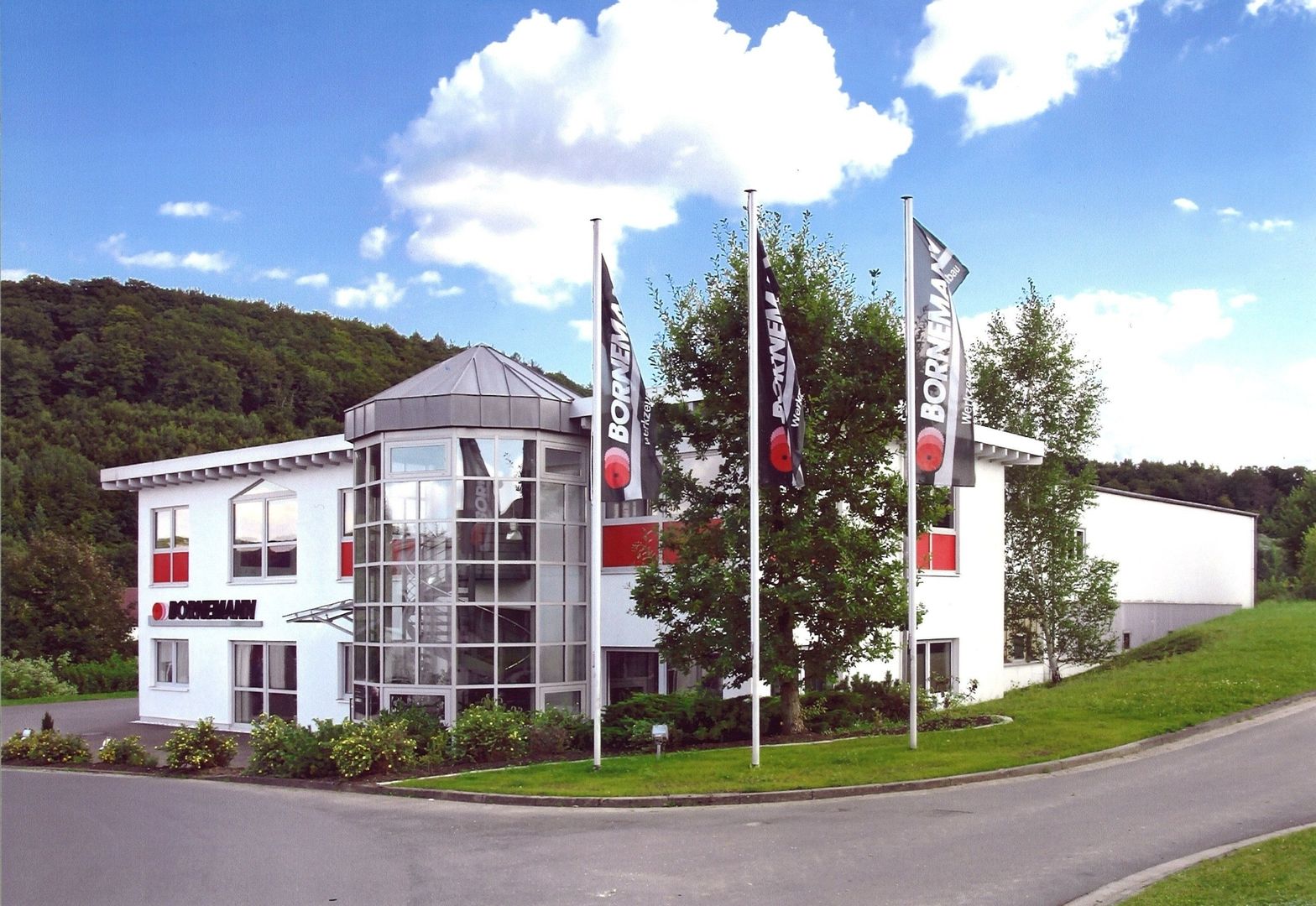 bornemann company headquarters on a sunny day